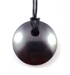 Shungit pendant little pearl 16 mm