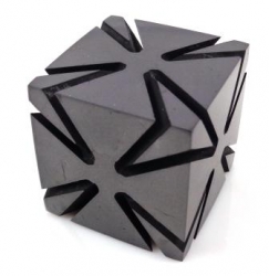 Shungit polished cube 6x6 cm - kopie