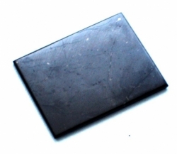 Shungit plate on the mobile rectangle 25 x 15 mm