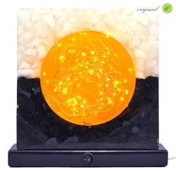 Orgonite lamp Sun - shungite and crystal
