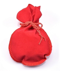 Velvet bag red