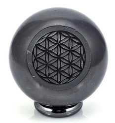 Shungit sphere polished 5 cm - kopie
