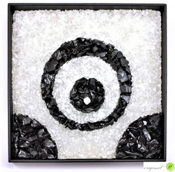 Crystal picture with shungite - kopie